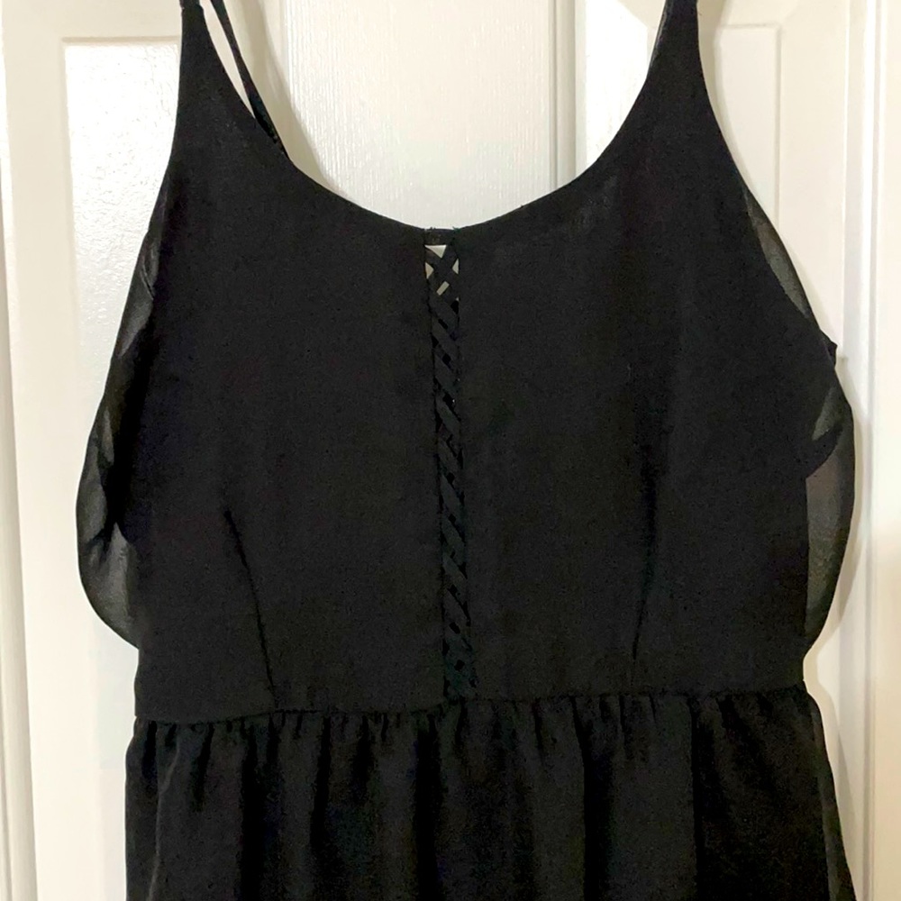 Little black high low dress